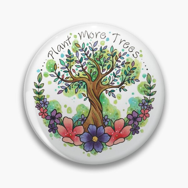 Item preview, Green Trees and Flowers Eco Design designed and sold by lornalaine.