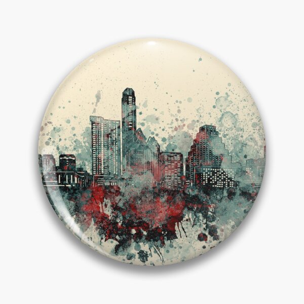 Item preview, austin skyline designed and sold by BekimART2.