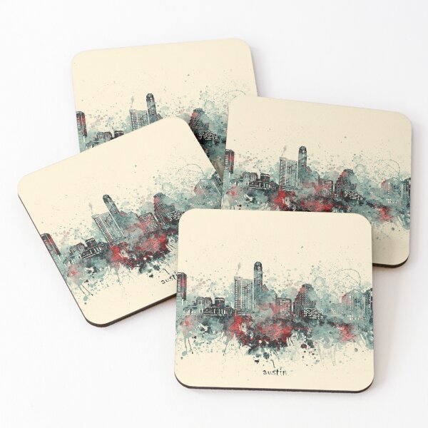 Item preview, austin skyline designed and sold by BekimART2.