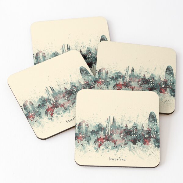 Item preview, Barcelona skyline designed and sold by BekimART2.