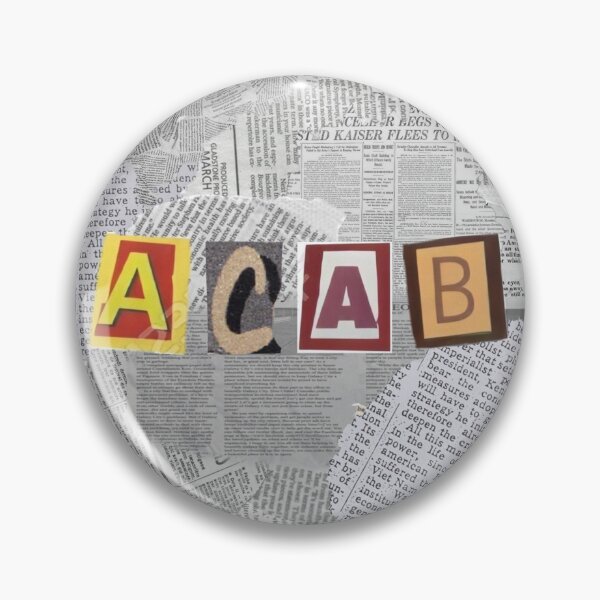 Item preview, ACAB Newspaper Design designed and sold by BittersweetEm.