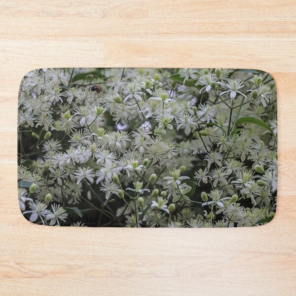 Item preview, Small White Flowers Clematis vitalba - Cool Floral Gift designed and sold by r-silver.