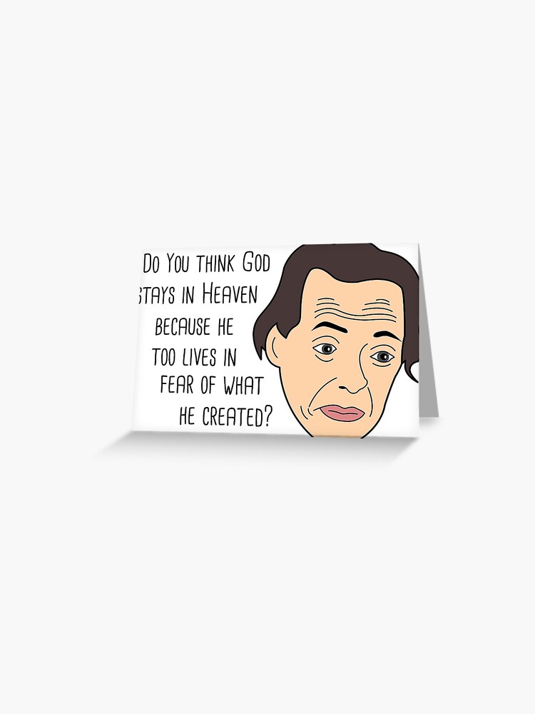 Steve Buscemi God Greeting Card