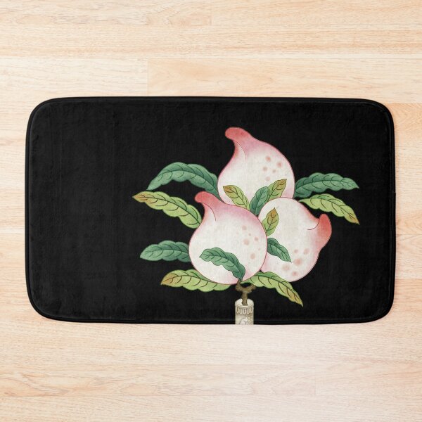 Item preview, Fruits: Peaches and grapes type-D (Minhwa-Korean traditional/folk art) designed and sold by minsillust.