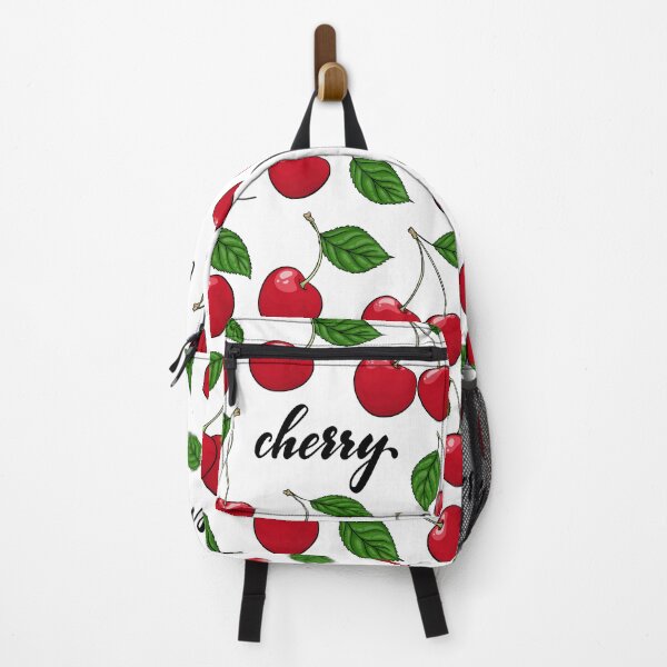 Item preview, set of Beautiful cartoon red cherries with black contour, symbol of summer. designed and sold by Yevheniia Hulinska.