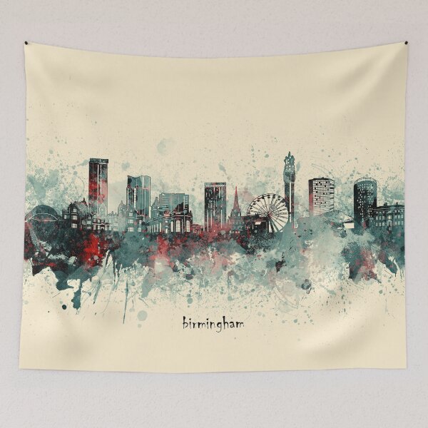 Item preview, birmingham skyline designed and sold by BekimART2.