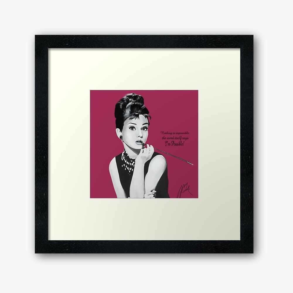 Audrey Hepburn Pink Tote Bag for Sale by fairyl
