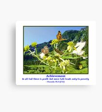 Butterflys and Achievement Leinwanddruck