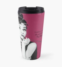 Taza de viaje Audrey Hepburn Pink