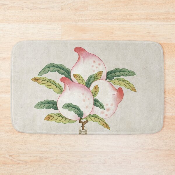 Item preview, Fruits: Peaches and grapes type-A (Minhwa-Korean traditional/folk art) designed and sold by minsillust.