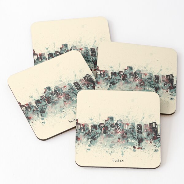 Item preview, boston skyline designed and sold by BekimART2.
