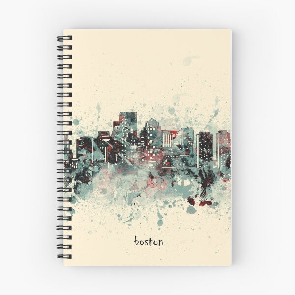 Item preview, boston skyline designed and sold by BekimART2.
