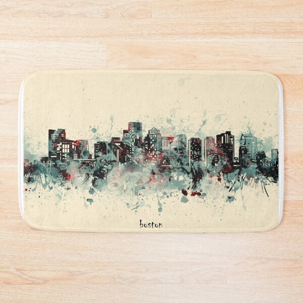 Item preview, boston skyline designed and sold by BekimART2.