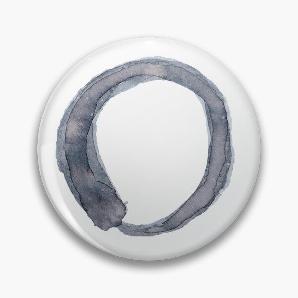 Item preview, Watercolor Enso in Grey designed and sold by Polishthestone.