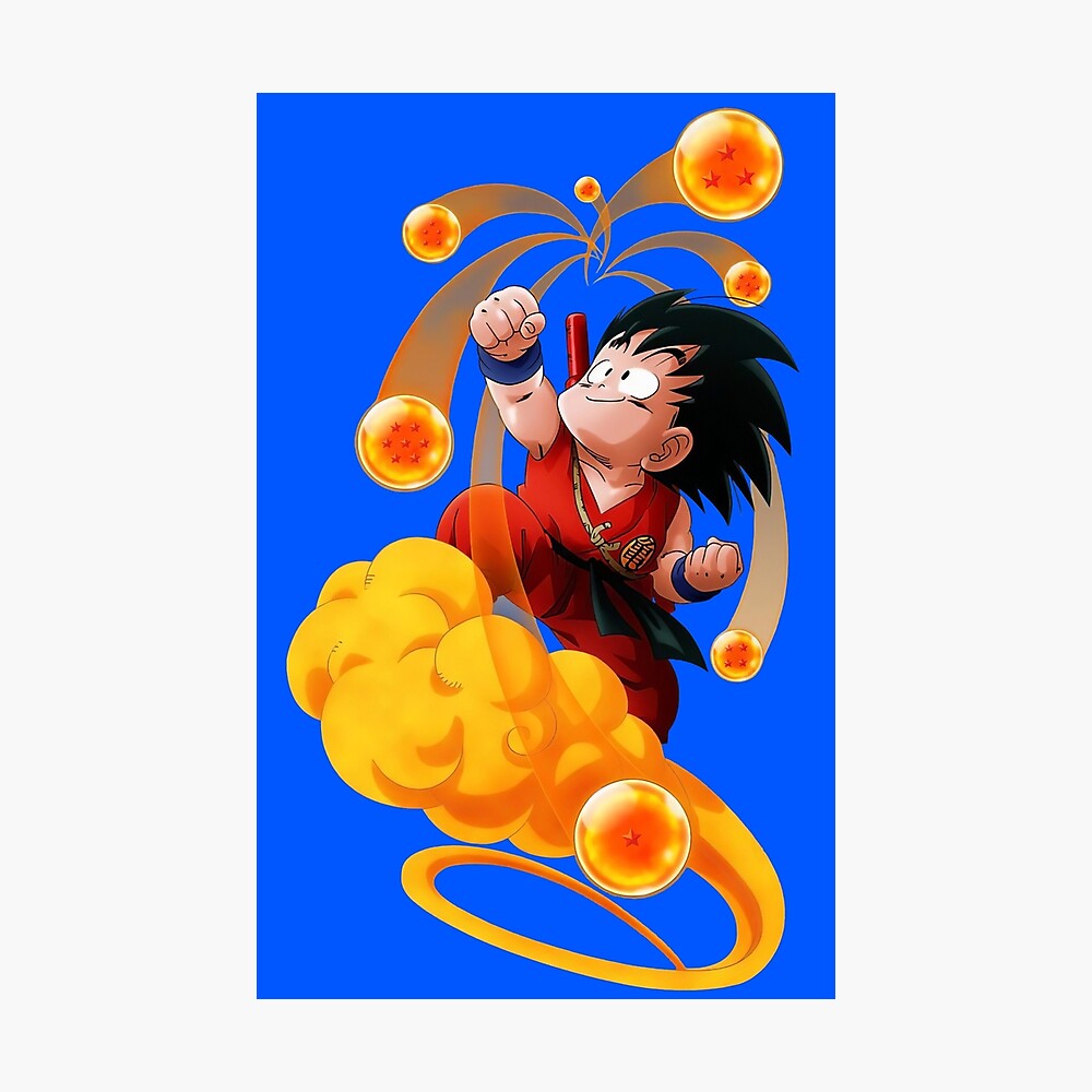 Goku Flying Nimbus Db 孫悟空 Metal Print By Mr Jerichotv Redbubble