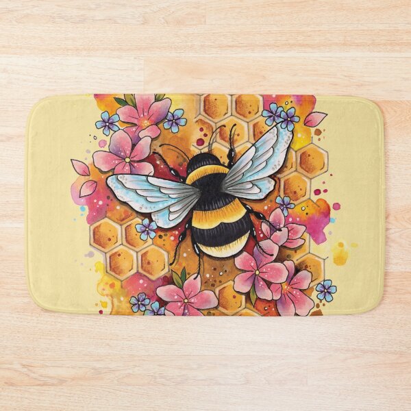 Item preview, Bumble Bee watercolor design designed and sold by lornalaine.