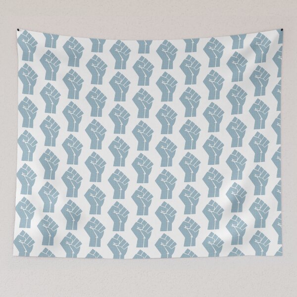 Item preview, BLM Blue and White Fist (ALL PROCEEDS DONATED) designed and sold by Claire Gagnon.