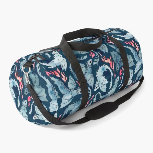 Dragon fire dark blue Duffle Bag