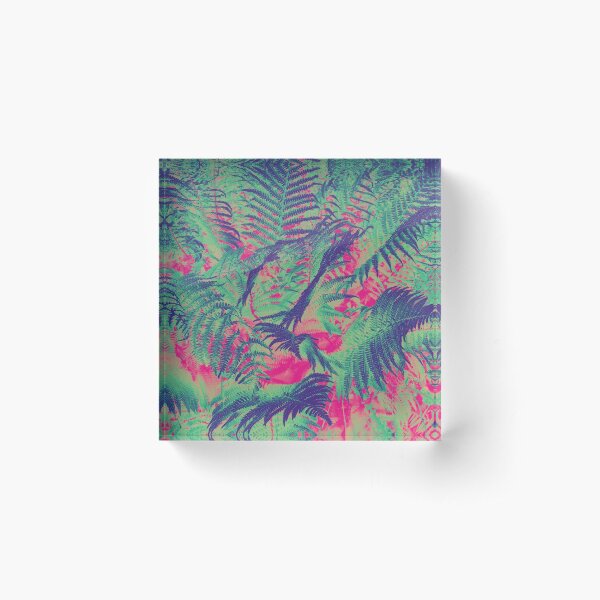 Item preview,  Colourful Summer Foliage Ferns - Dark Pink and Green designed and sold by Sarah Wainwright.