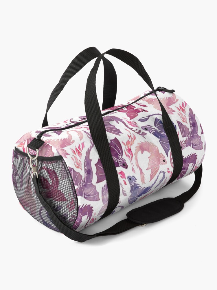 Alternate view of Dragon fire pink & purple Duffle Bag