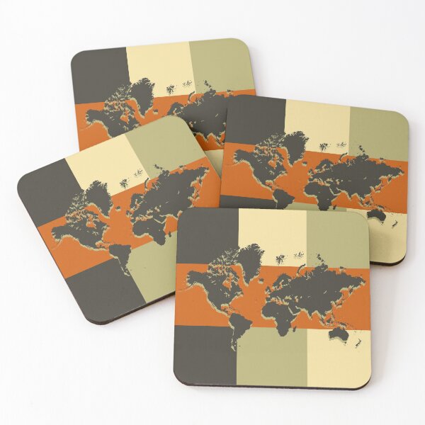Aperçu de l'œuvre carte du monde créée et vendue par kim tang.
