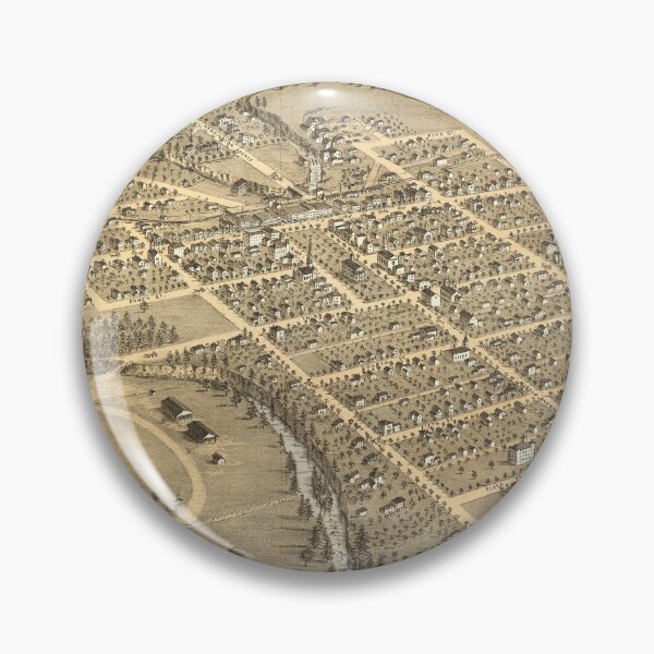 Item preview, Vintage Elyria OH Map (1868) designed and sold by BravuraMedia.