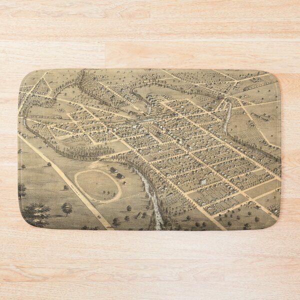 Item preview, Vintage Elyria OH Map (1868) designed and sold by BravuraMedia.