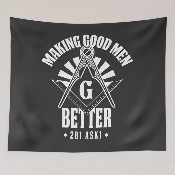 Item preview, Freemason Logo Masonic Lodge 2B1 Ask1 Square & Compass Mason Symbol designed and sold by TopTeeShop.