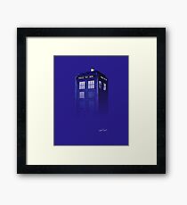 The T.A.R.D.I.S. Framed Print