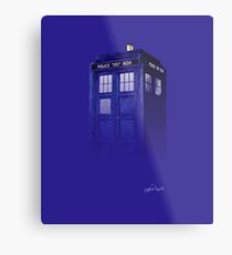 The T.A.R.D.I.S. Metal Print