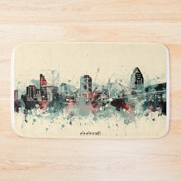 Item preview, cincinnati skyline designed and sold by BekimART2.