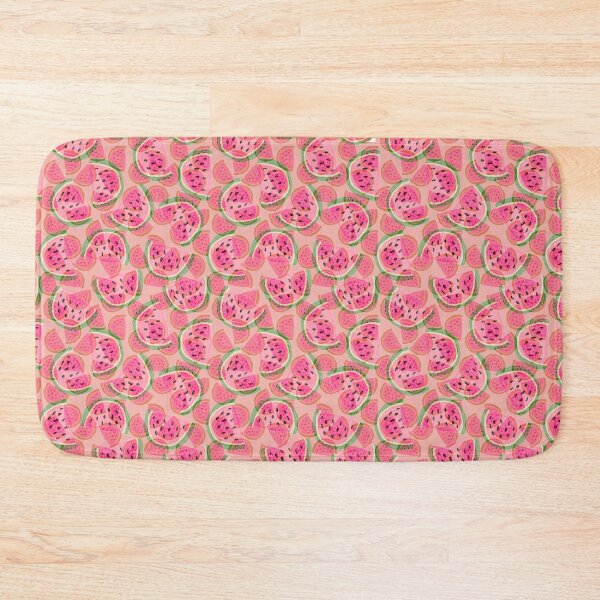 Item preview, Watermelon Water | Brilliant Pink and Green Pattern | Itty Bitty Watermelon Confetti Design designed and sold by cherdoodles.