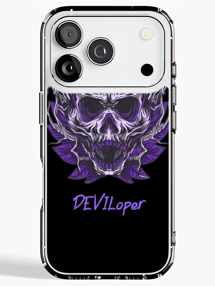 Thumbnail 1 of 5, iPhone Case, DEVILoper! designed and sold by SpooTeeDesign.