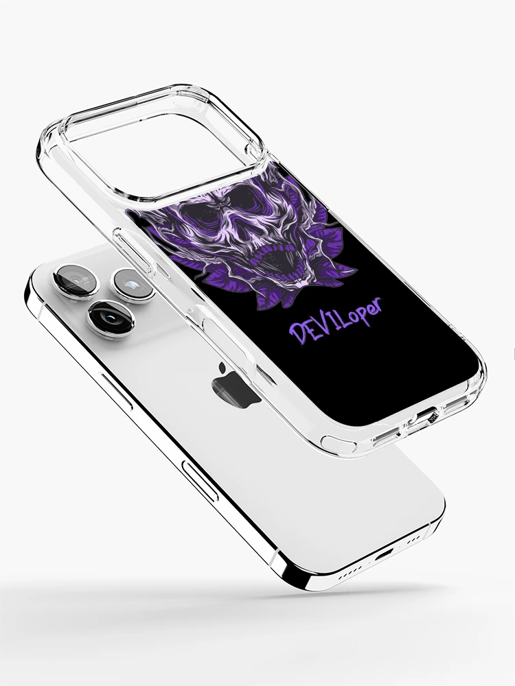 Thumbnail 2 of 5, iPhone Case, DEVILoper! designed and sold by SpooTeeDesign.