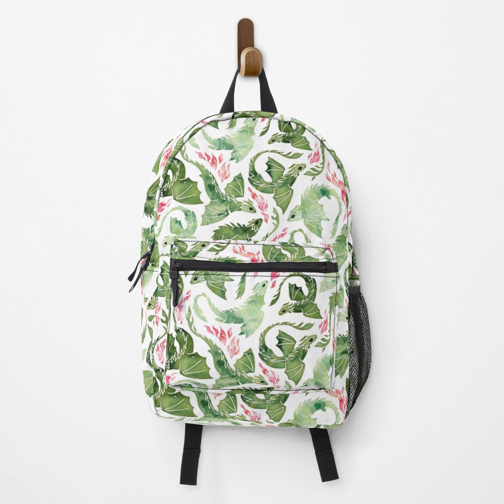 Dragon fire green Backpack