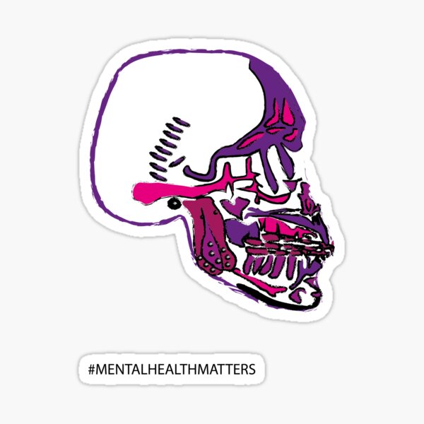 What's Inside your Mind ( Purple) Sticker