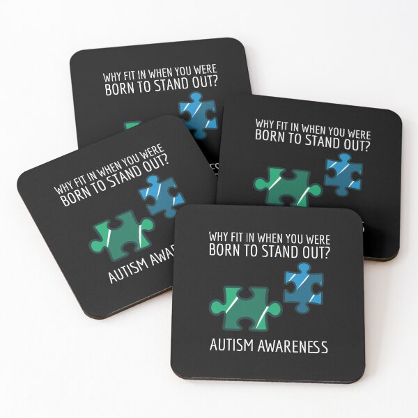 Item preview, Autism Awareness: Why Fit in When You Were Born to Stand Out? designed and sold by friendlyspoon.
