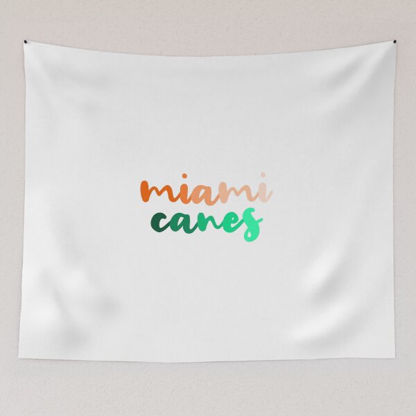 Item preview, Miami Canes ombre script designed and sold by CanesGirl.
