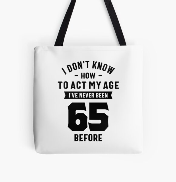 65th Birthday 1955 Gift Idea For Her Women Lady Shopping Bag Present Tote 65 