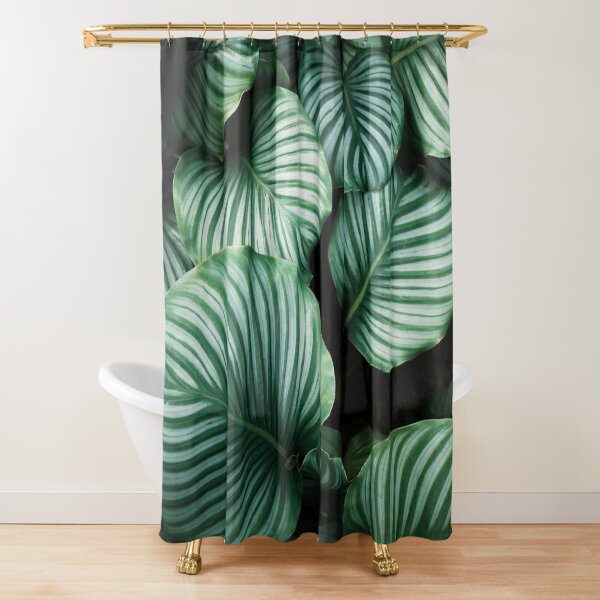 "beautiful tropical green plants" Shower Curtain by Trenddesigns24