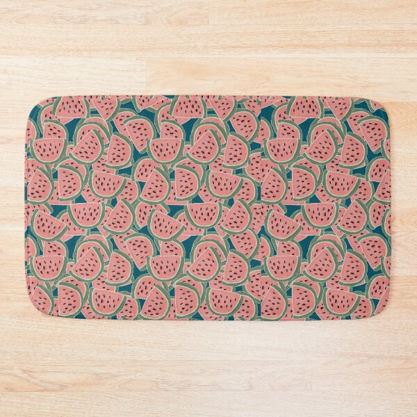 Item preview, Watermelon Dream  | Deep Green and Fresh Pink Pattern | Layered Watermelon Confetti Design designed and sold by cherdoodles.