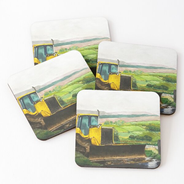 Item preview, Caterpillar Digger - Cemetery Road, Hadfield designed and sold by EmilyDewsnap.