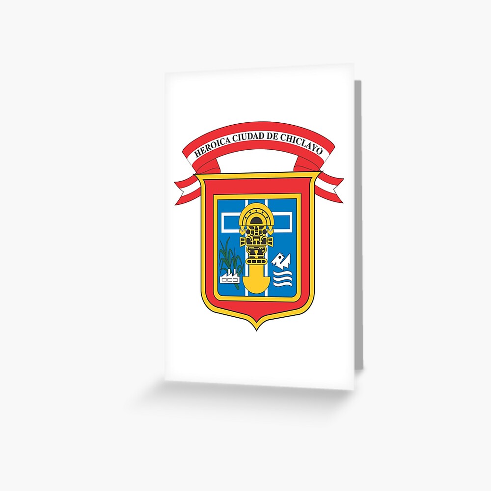 Tarjetas De Felicitación «Escudo De Armas De Chiclayo, Perú» De ...