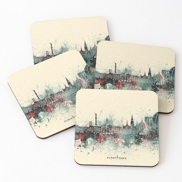 Item preview, copenhagen skyline designed and sold by BekimART2.