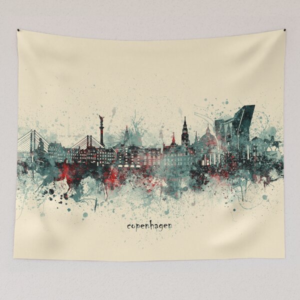 Item preview, copenhagen skyline designed and sold by BekimART2.