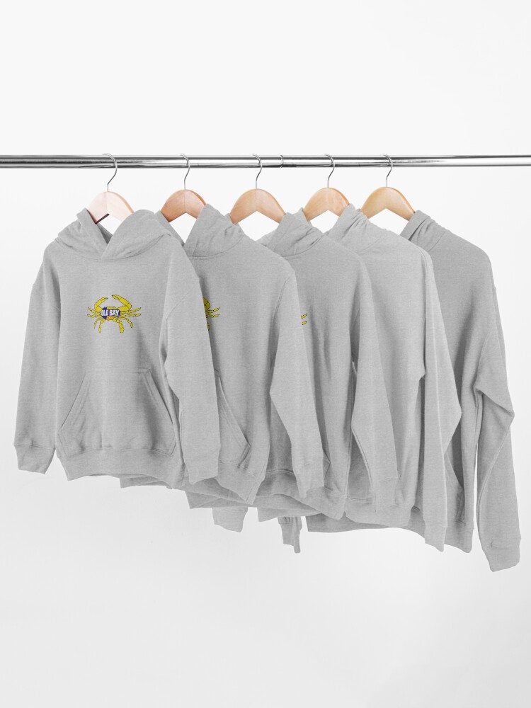 Alternate view of Old Bay Crab Kids Pullover Hoodie
