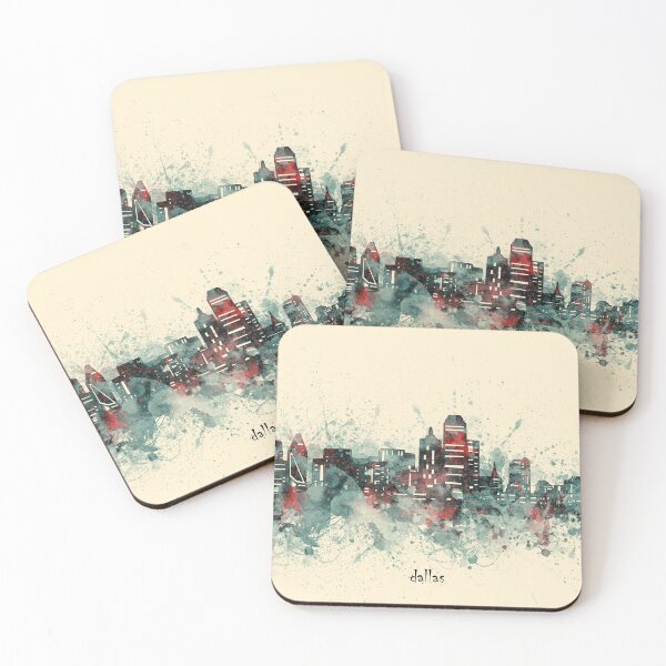 Item preview, dallas skyline  designed and sold by BekimART2.