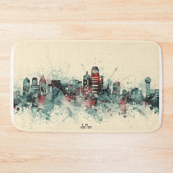 Item preview, dallas skyline  designed and sold by BekimART2.