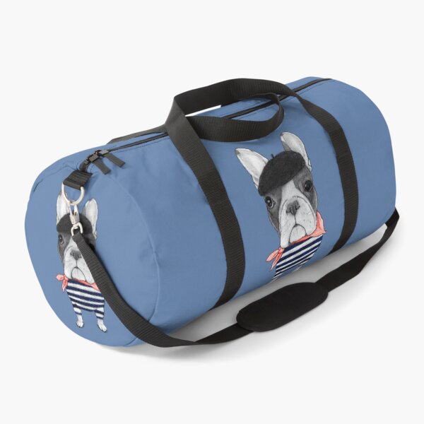Frenchie With Arc de Triomphe Duffle Bag
