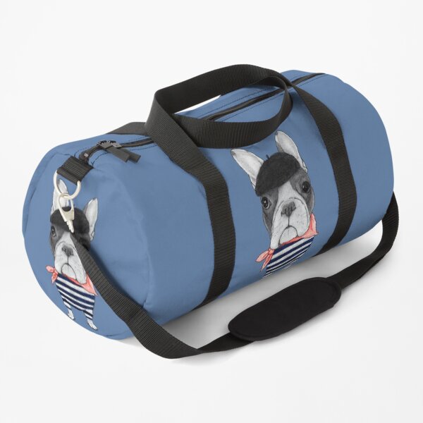 Frenchie With Arc de Triomphe Duffle Bag